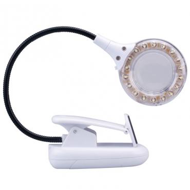 gürtel clip USB 18LED Lampe mit einer Lupe