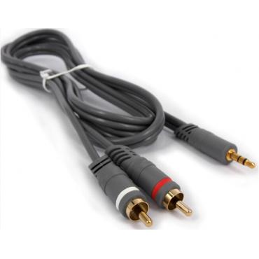 5 Meter fieber 3 5mm Audio Kabel in zwei 3 5 Lotus Kopf aus 2rca Computerfirma 3 5