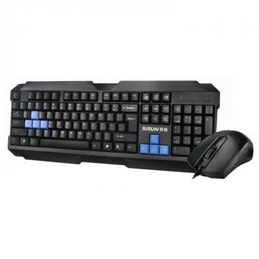 sk-200 sai shun Kabelgebundenen Maus Set ps2 p + u Tastatur USB Maus Spiel.