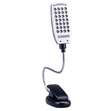 28LED Lampe mit clip Geladen werden kann mit USB Lampe