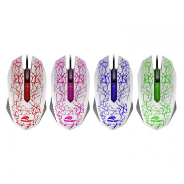 weiße MG109 wilder Leopard Notebook Desktop Spiel Foto Verbindungia USB Hintergrundbeleuchtung leuchtende Maus mit Elekt