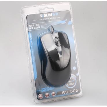 sai shun ss-505 Kabelgebundenen Maus Notebook Optische Kabel USB Maus Spiel