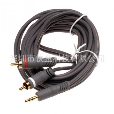 3 Meter fieber 3 5mm Audio Kabel in zwei 3 5 Lotus Kopf aus 2rca Computerfirma 3 5