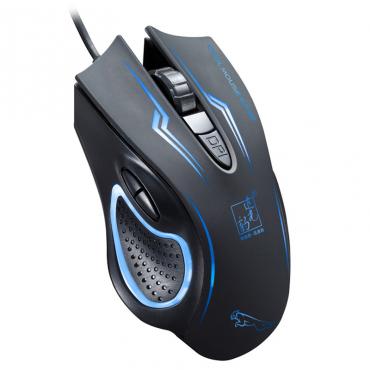 das Rampenlicht Leopard 007 Maus Spiel mit USB Schnittstelle kühles licht leuchten Gaming Mouse Grosshandel