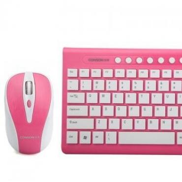 eine cs6000 stillen Verbindungersion der Schokolade wireless USB Tastatur Maus Tastatur Farbe rot