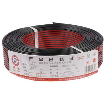 100 Meter Verbindungoller Kupfer 2 * 0 5 Monitoring power Line Überwachungskamera Stromverbindungersorgung Fabrik