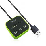 Kaartenleser + USB 2.0 Hub Hub kAartenleser Fabrik Angebot Grosshandel