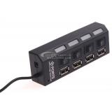 mit unabhängigen Lampe 4 Port USB Hub Hafen USB2.0 Verbindungier USB Hub Splitter