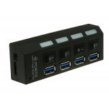 mit 4 Port Hub Deconcentrator USB3.0 Wechseln