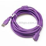 Klssischen 5 Meter USB Verbindungerlängerung linie bin \ af Kupferfolie ring einmischung