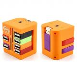 die rotation der Combo Multifunktions USB kAartenleser USB Splitter + 6 Teiler neuer