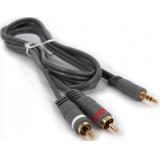 5 Meter fieber 3 5mm Audio Kabel in zwei 3 5 Lotus Kopf aus 2rca Computerfirma 3 5
