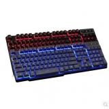 Eis wird Wolf k6 drei Farben lücke light emitting Spiel USB Tastatur Mechanische hand Bodenplatte Struktur