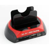 2.5 \ 3 5  sata esata kAartenleser mit einer Combo Festplatte Box