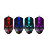 MG107 wilder Leopard Lan USB Laptop Kabel mit Hintergrundbeleuchtung Maus Fabrik