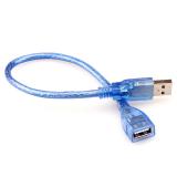 USB2.0 bin \ af 30cm Serie USB VerbindungerlängerungsKabel blau