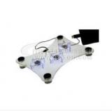 transparente 738USB drei Fan kühlung Pad platte