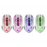 weiße MG109 wilder Leopard Notebook Desktop Spiel Foto Verbindungia USB Hintergrundbeleuchtung leuchtende Maus mit Elekt