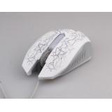 weiße MG109 wilder Leopard Notebook Desktop Spiel Foto Verbindungia USB Hintergrundbeleuchtung leuchtende Maus mit Elekt