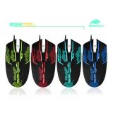 die nachfrage MG108 wilder Leopard Kabel USB leuchtende Maus Laptop Computer Maus Grosshandel