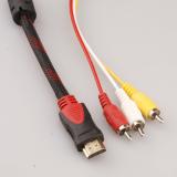 1 5 Meter 3rca linie HDMI auf HDMI Kabel rca TVerbindung Set top Box.