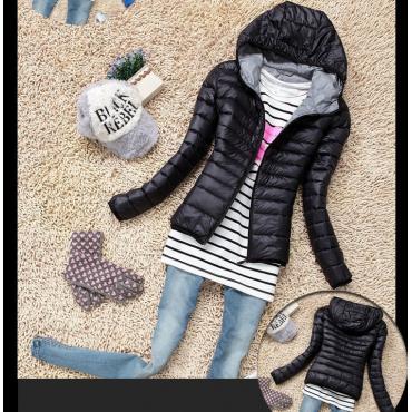 neue Mode Damen auf kurze Design Mantel Winter Baumwolle Gepolsterte  Jacke Damen slim solide reißverschluss df 081