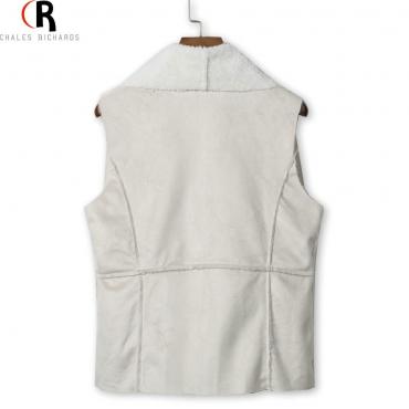 choies Faux Wildleder Leder fallen Weste Damen Locker lässig drapieren lassen offen wasserfall Weste Mantel 3 Farben