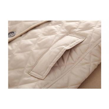 miec Damen Jacke Mode Damen Jacken Frühling im Herbst Mantel MarkenDesigns britischen Stil karierten quilting gepolste