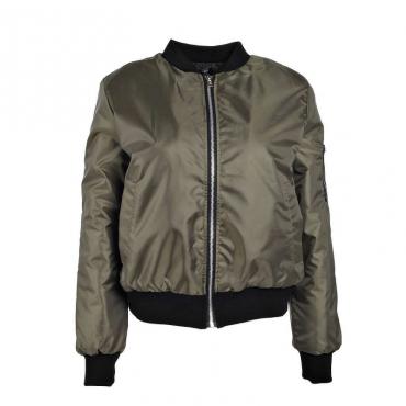 neuer Frühling Mode Damen dünn Bomber Jersey Jacke höchstens kurz Taille OberBekleidung Mantel Einfarbig q2020