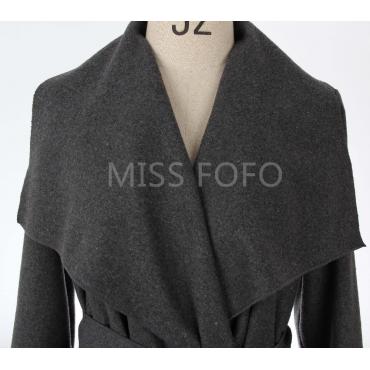 heißes Verkauf neue Frühjahr casual Mode Damen Wolle sich Trenchcoat lange OberBekleidung frei Kleid