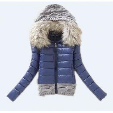 für neuankömmlinge WinterJacke Damen Mode slim Grosse Pelzkragen warme Outdoor lässig runter Mantel Versandkosten h229