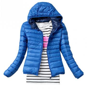 Herbst Winter Damen grundlegende Sport Jacke Mantel weibliche slim Kapuzen Marke Baumwolle lässig Schwarzen Jacke