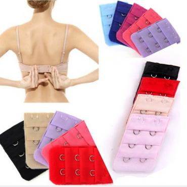 5PCs Damen 3 zeilen 2 dessous BH extender weichen Zurück 4sx8 Band Verlängerung
