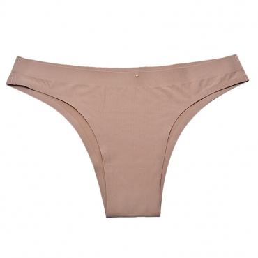 Moderne Damen unsichtbar Unterwäsche Spandex slips gas Nahtlose schritt Höschen 6 Farben Kleidung Jul29