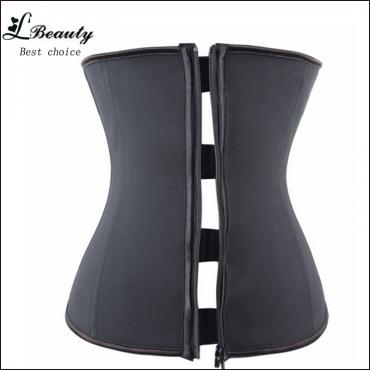 Haken und reißverschluss latex Taille trainer sexy Taille Ausbildung Korsetts underbust Taille cincher Korsett körper