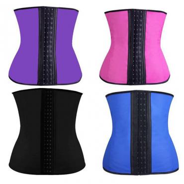 Body shaper underbust Taille aus latex Korsett Taille trainer Stahl ohne slim gürtel Damen sashes shapewear Taille