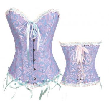 cinta Modeladora de corpo oVerbust Muster Schwarzer freitag Korsett corselet Damen Stil neuer sexy Spitzen