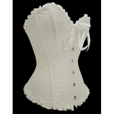 sexy corselet Damen Bustiers Top Satin BeStickt Taille Ausbildung overbust Korsetts und Grösse s 4xl sexy dessous heiß