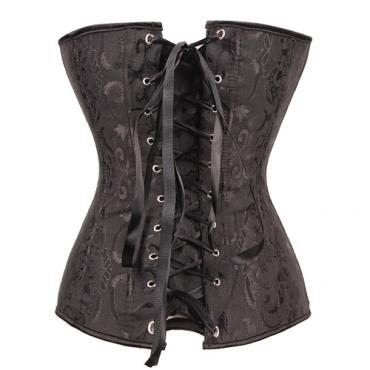 neue Schwarz Rot Weiss sexy Taille Ausbildung Korsetts und Bustiers Stickereien Spitzen bis corpete corselet gotischen