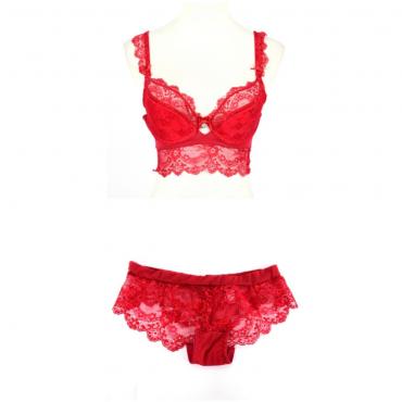 sexy Damen Spitzen ultrathin push up Unterwäsche Gepolsterte  bis Büstenhaltersatz 32b 36b Versandkosten