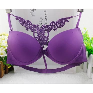neue Damen sexy dessous BH und Höschen hat glatte oberfläche Spitzen Unterwäsche Anzug schnalle wieder push up