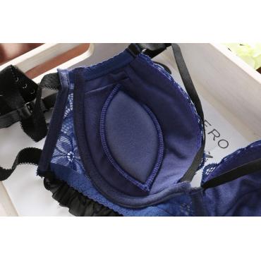 neuer super weiche Baumwolle BH slips Hautfreundlich bambus Holzkohle Rosa Spitzen dekoration sexy Unterwäsche