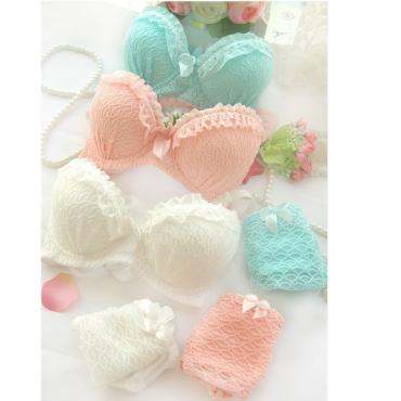 neue push up BH hat Damen aus 32 34 36 a b c Cup Mädchen sexy Spitzen Baumwoll Unterwäsche passt