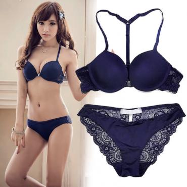 neue Marke vs geheime Damen push up BH hat Tiefe v sexy Spitzen BH und Höschen anterioren cingulären