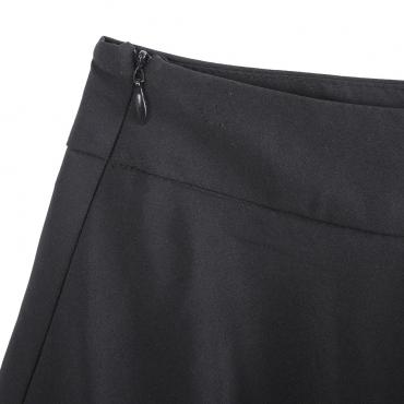 neue sexy Vintage Damen Weisse Pflanzliche Top und Schwarze Mini Rock Damen Lady Kleidung hat Partei Kleidung Setzen