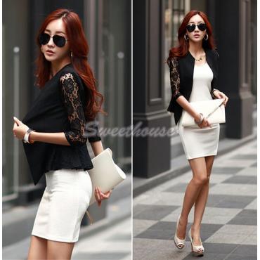 in Grösse s xl Blazers Damen black Fashion Damen Sakkos slim Jacke plus Size Blazer