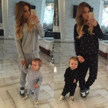 neue Damen 2PCs Trainingsanzug Hoodies Sweat Shirt Hose legt Sport tragen Anzug