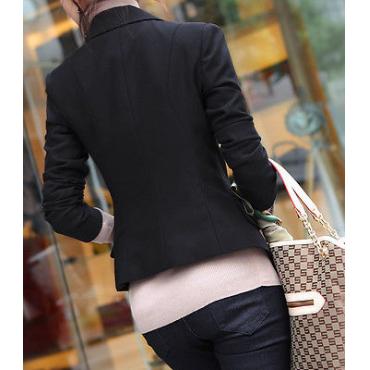 Damen im Business Anzug Blazer Jacken slim gelben Damen Blazer tragen blaser Arbeiten