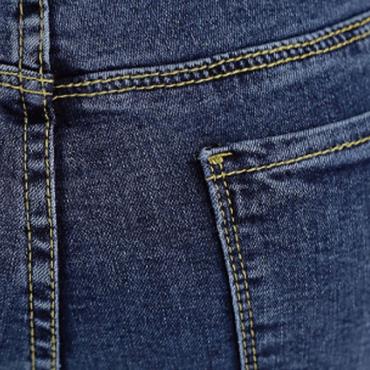 tc heißen Jeans Hosen Damen fallen die Jeans Blau Schwarz Dünnen loch Riss BleiStift Strecken hohe Taille und Grösse