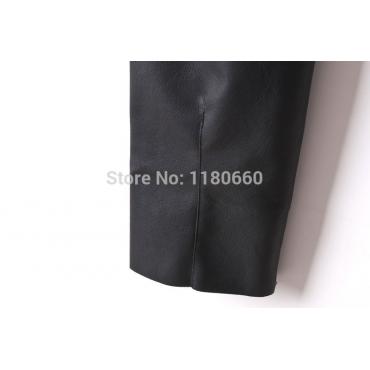 neue Mode pu Leder Leggings Frühjahr elegante Damen wild schlanke Stift Hosen füße LederHosen Markendesigns